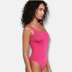 Wolford Jamaika Sleeveless Thong Bodysuit in Light Fuscia NWT- Size Small